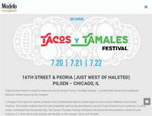 Tablet Screenshot of chicagotacofest.com